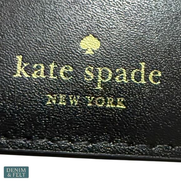 Kate Spade Serrano Place Pearl Stacy Black Long Wallet Gold Hardware - Picture 12 of 14